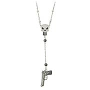 Punisher Gun Charm Necklace